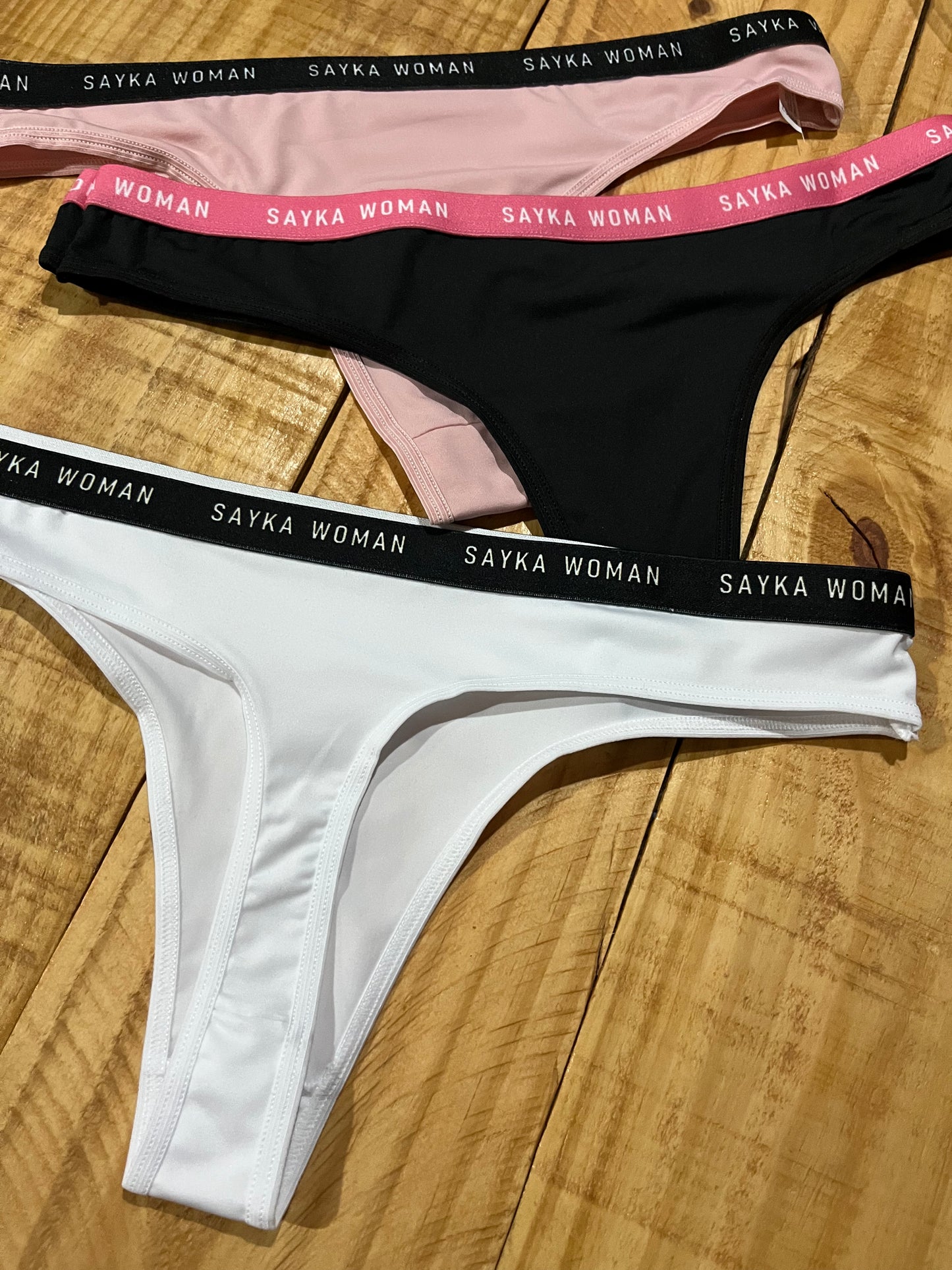 Pack x3 less de lycra con cintura