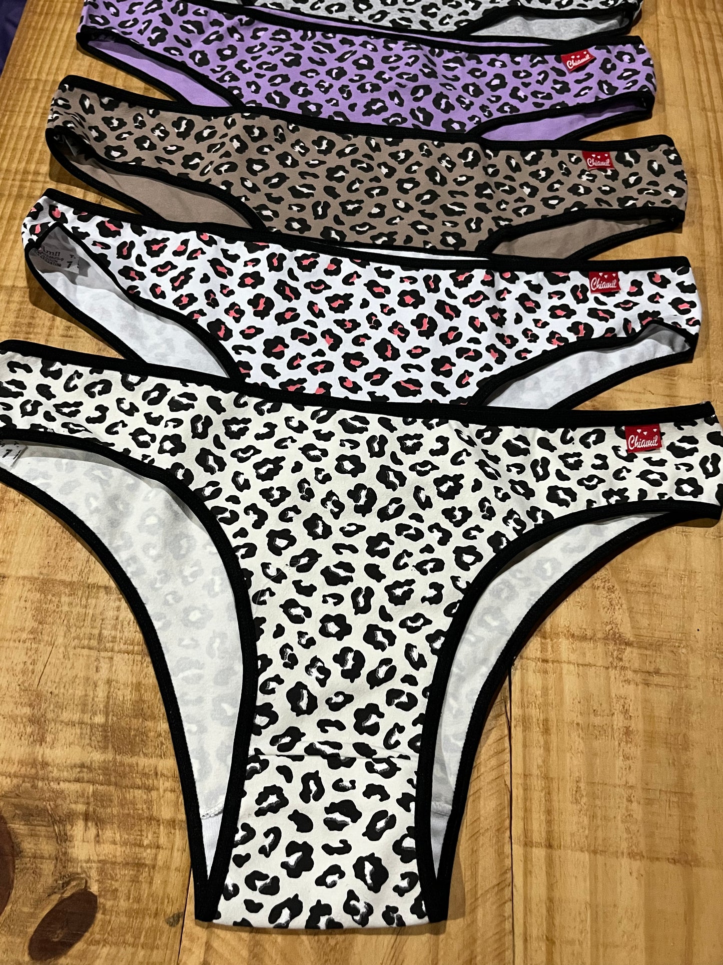 Pack x3 vedetinas de algodón print MAX