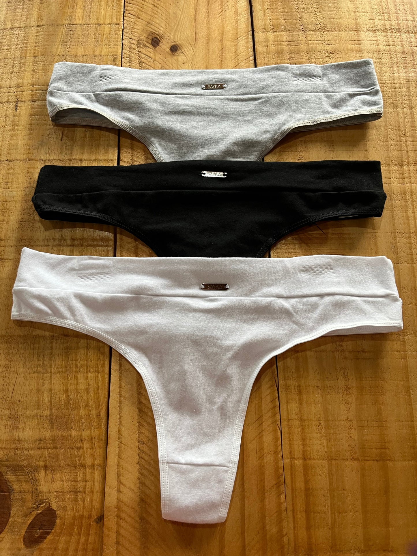 Pack x3 less algodon lisas Sayka