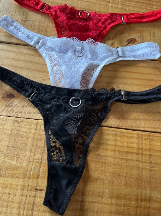 Pack x3 less regulables encaje